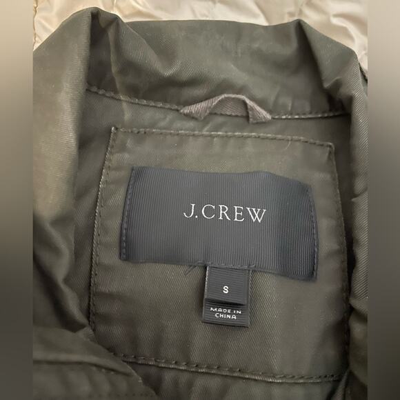 J Crew waxed twill jacket Olive green - Picture 4 of 11